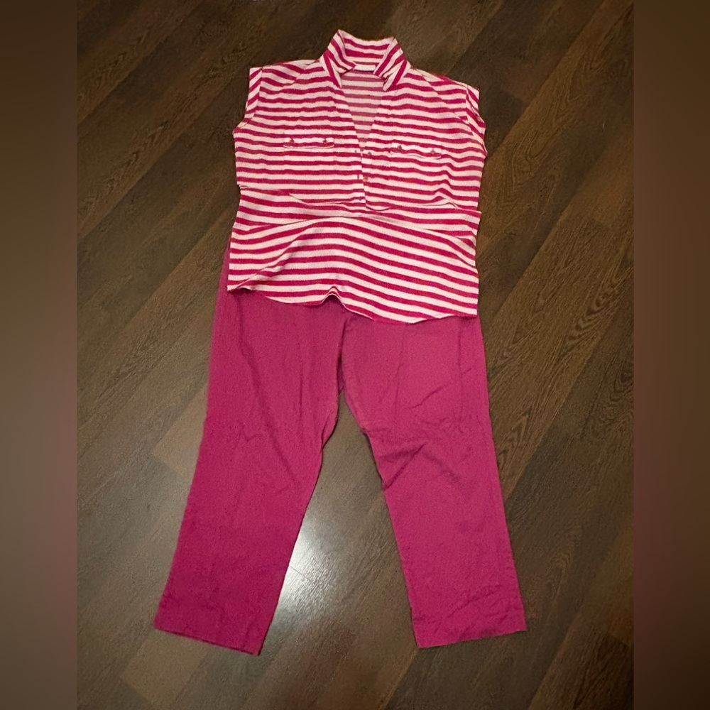 2piece crop pants & Top Size M/14 (Cart I-101)